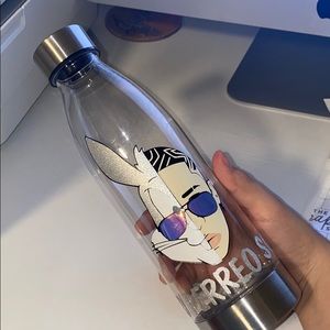 Bad bunny custom made water bottle